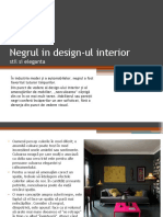 Negrul in Design-Ul Interior