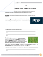 Student Exploration: Gmos and The Environment