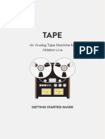 TAPE Getting Started Guide