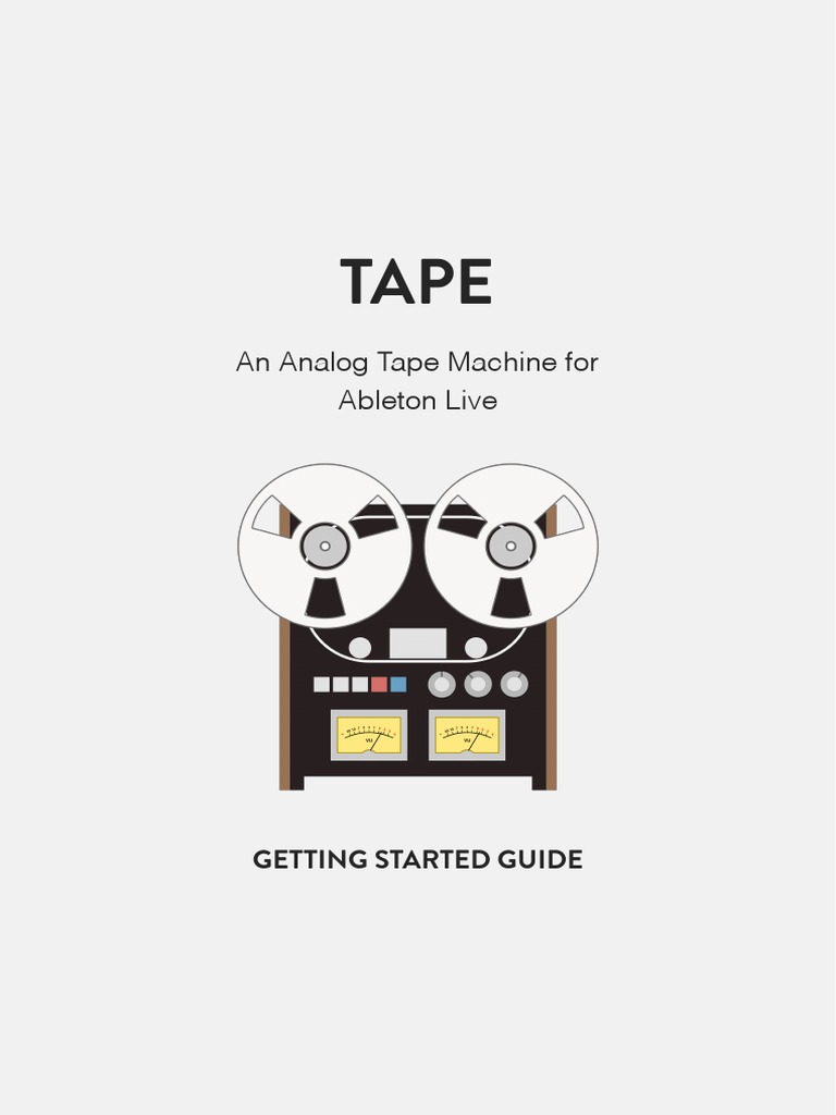 TAPE Getting Started Guide | PDF | Sound | Electrical Engineering