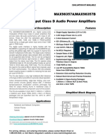 MAX98357A/MAX98357B PCM Input Class D Audio Power Amplifiers