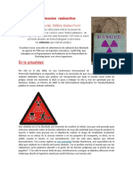Contaminacion  radiactiva informacion