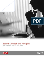 Security Concepts and Principles: RSA Education Services Curriculum