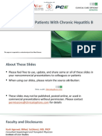 Management of Patients With Chronic Hepatitis B