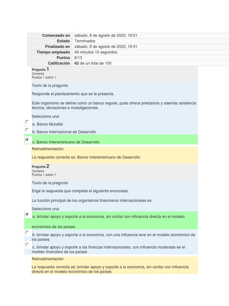 Examen de Finanzas Internacionales | PDF | Tipo de cambio | Moneda