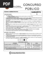 Caderno de Prova