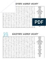 Easter Word Hunt Fun Activities Games Warmers Coolers Wordsearches - 86801