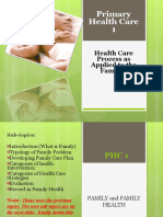 Primary Health Care 1: Health Care Process As Applied To The Family 1