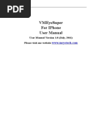 Vmeyesuper For Iphone User Manual: User Manual Version 1.0 (July, 2011) Please Visit Our Website