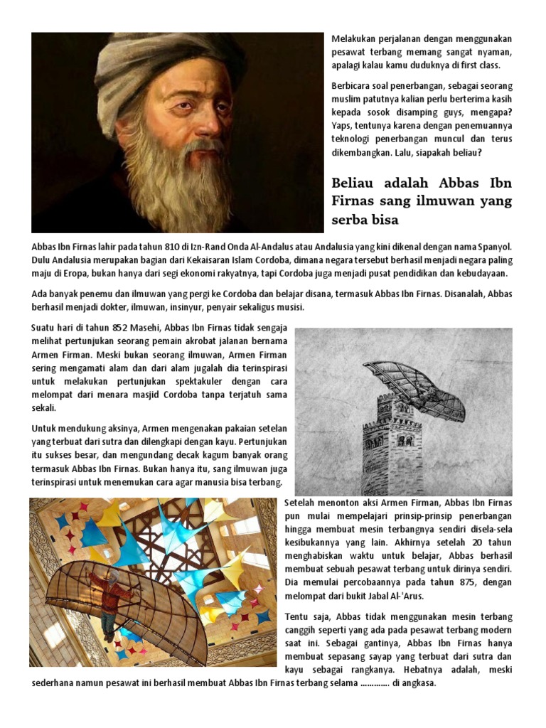 Abas Bin Firnas | PDF