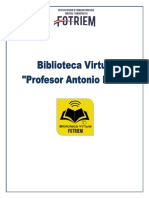 Biblioteca Virtual Profesor Antonio Ruoti