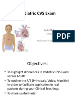 Pediatric CVS Exam