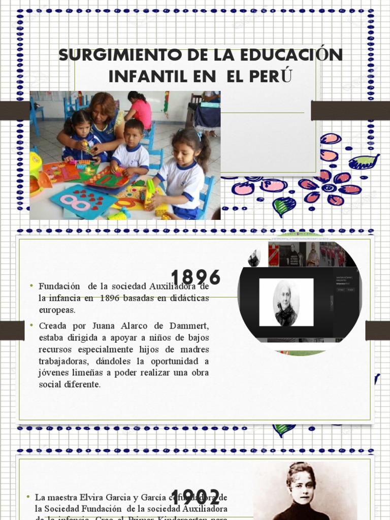 Historia de la Educación Infantil en Perú | PDF | Educación de la ...