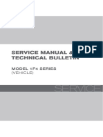 Service Manual & Technical Bulletin: Model 1F4 Series (Vehicle)