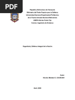 Seguridad de la Nación y la Milicia Bolivariana