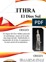 Origen y símbolos del Dios Sol Mithra