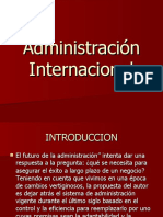 Administración Internacional