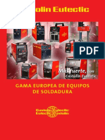 Gama Europea de Equipos de Soldadura Eutectic