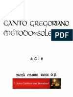 Canto Gregoriano I - Método de Solesmes - Ir. Marie Rose