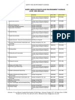 Springer Earth and Environment Science Journal List