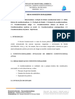 Resumo 1º Estágio - Neoconstitucionalismo