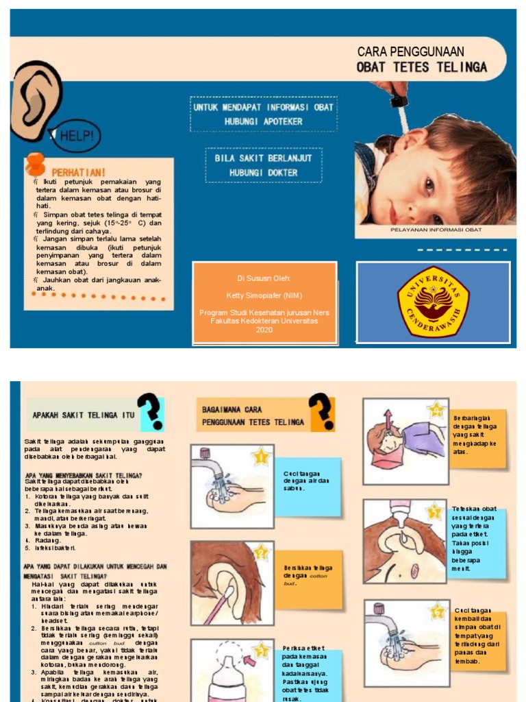 Cara Penggunaan Tetes Telinga yang Benar | PDF