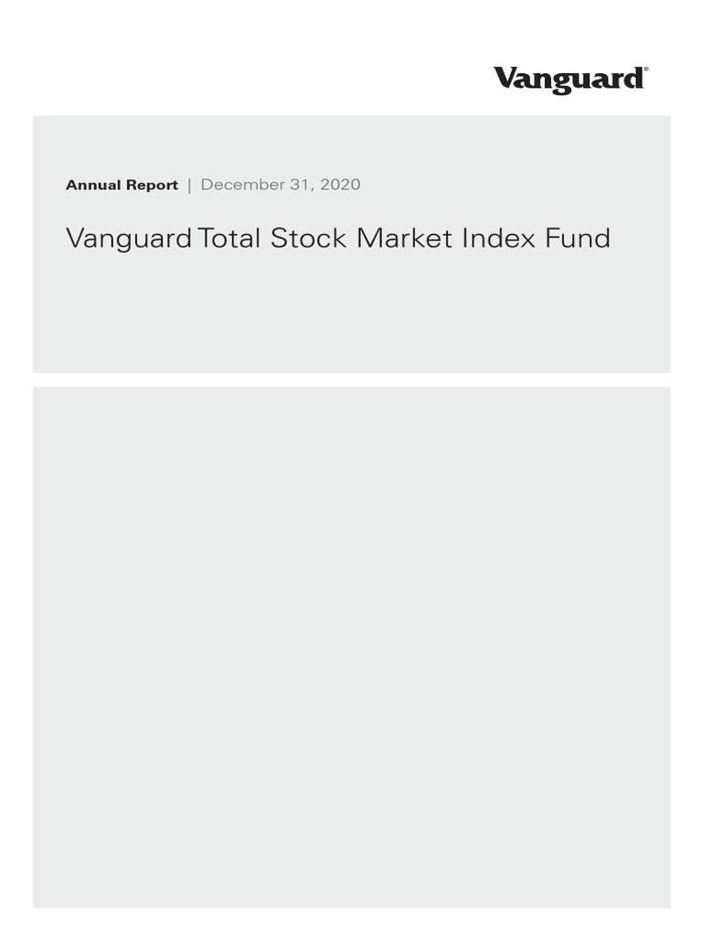 Vanguard VTI | PDF | Exchange Traded Fund | Index Fund | Wandregale