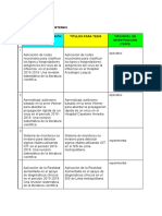 Ejemplos de Títulos de Investigación en Ingeniería