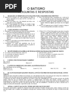 Discipulado para Batismo nas Águas | PDF | Pecado | Jesus