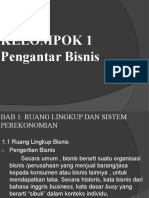 KELOMPOK 1 Pengantar Bisnis