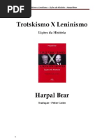Trotskismo x Leninismo - Índice,  Apresentação e Prefácio