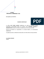 Carta Laboral Clinica Cervantes