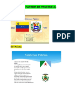 Simbolos Nacionales y Naturales de Venezuela Estadal y Municipal