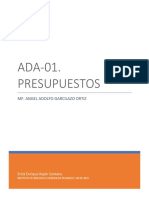 Ada-01. Presupuestos Rejón