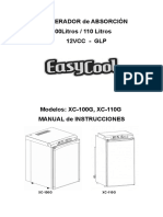 MANUAL EASYCOOL GAS-220-12V 100 Y 110L