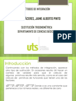 MÉTODOS DE INTEGRACIÓN TRIGONOMÉTRICA