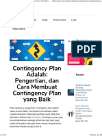 Contingency Plan Adalah Pengertian, Dan Cara Membuat Contingency Plan Yang Baik - Accurate Online