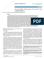 Organic Farming Practice For Quality Improvement of Tea and Its Antiparkinsonism Effect On Health Defense 2161 0398 1000178