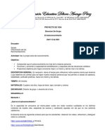 DG 12 de Abril de 2021 - TALLER EL ARBOL DEL AUTOCONOCIMIENTO - PROYECTO DE VIDA