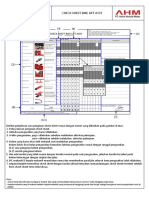 Check Sheet Bike Lift Assy