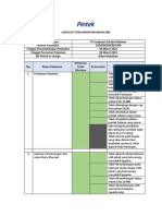 Tabel Checklist - PT Imajinasi Galaksi Makmur