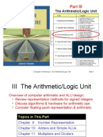 Computer Architecture, The Arithmetic/Logic Unit Slide 1