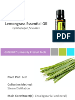 Lemongrass Essential Oil: Dōterra® Product Tools