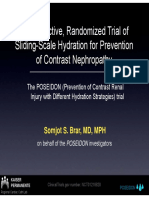 A Prospective, Randomized Trial of Sliding-Scale Hydration For Prevention of Contrast Nephropathy