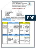 2° de Sec. Actividad de Aprendizaje #6