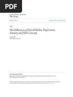 The Influences of Social Media - Depression Anxiety and Self-Con