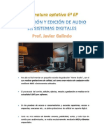 Grabacion y Edicion de Audio