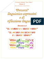 Il Verbo e i Suoi Modi Il Modo Indicativo e i Suoi Tempi PDF