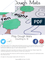 Playdough Mat Trees