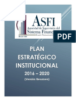 Plan Estratégico Institucional Asfi